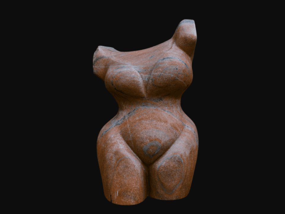 Marble Torso captured with Plinth