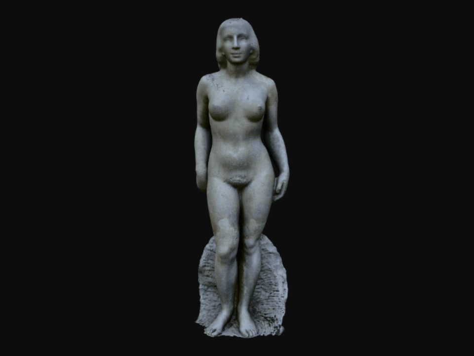 Stone Figure captured with Plinth